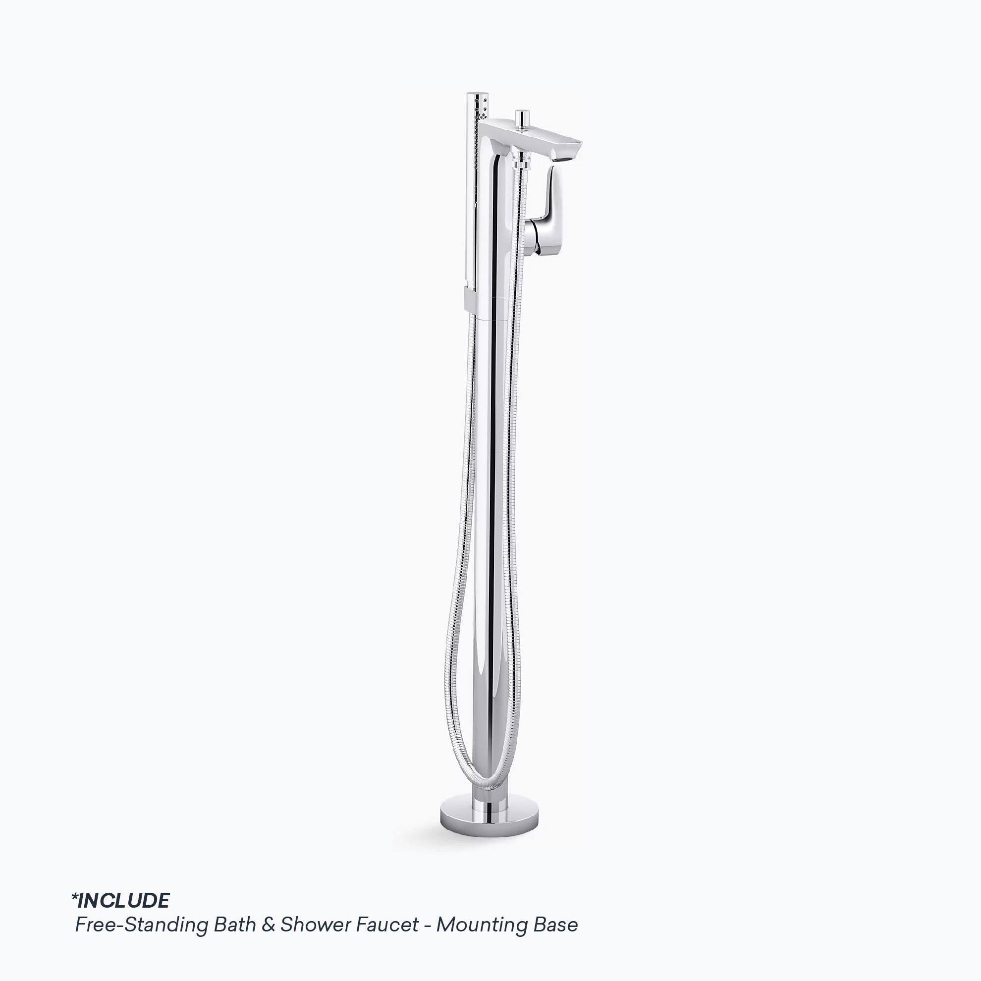 E-Com WEB - Kohler 189_K-31239T-4-CP + K-97904T-NA-01 KOHLER ALEO S FREESTANDING BATH MIXER WITH CONCEALED BODY - Image 1