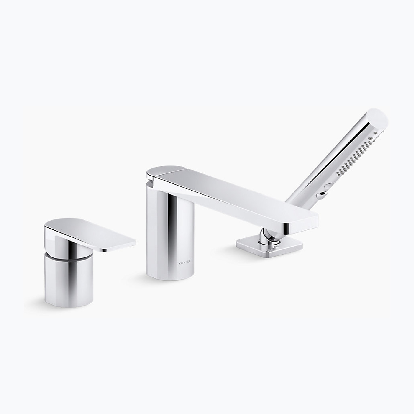 E-Com WEB - Kohler 190_K-23488T-4-CP-01 KOHLER PARALLEL 3-HOLE BATH SHOWER FAUCET - Image 1