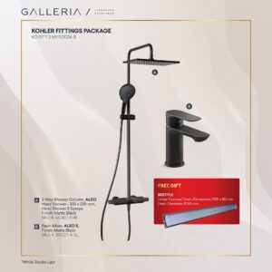 KOHLER BLACK FITTINGS PACKAGE 2