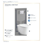 KOHLER WALLHUNG TOILET PACKAGE