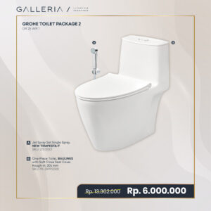GROHE BAULINES TOILET + JET SPRAY 1