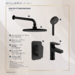 KOHLER BLACK FITTINGS PACKAGE 3