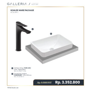 KOHLER WARE + FITTINGS PACKAGE