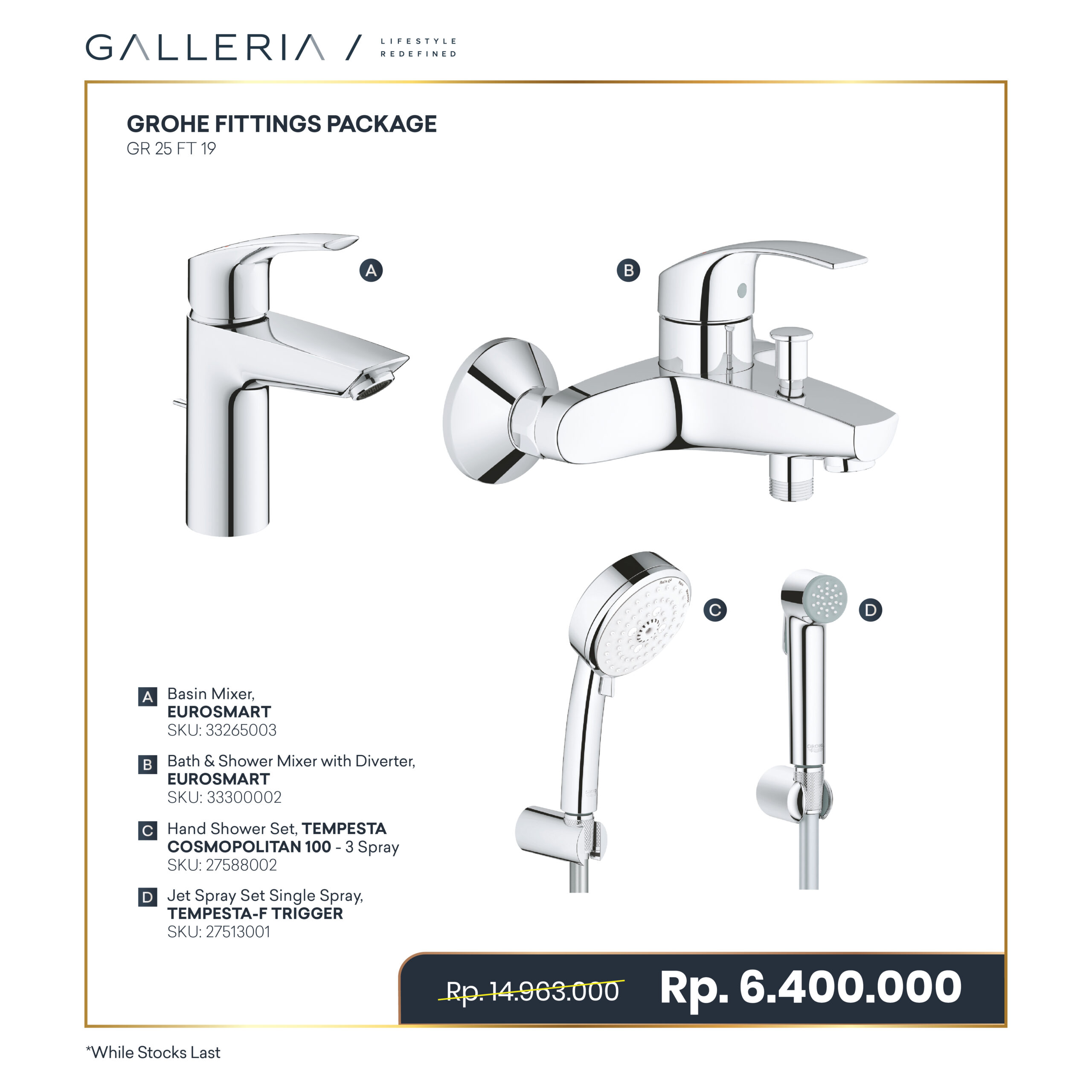 Paket - Commerce-14 (1) GROHE FITTINGS PACKAGE - Image 1
