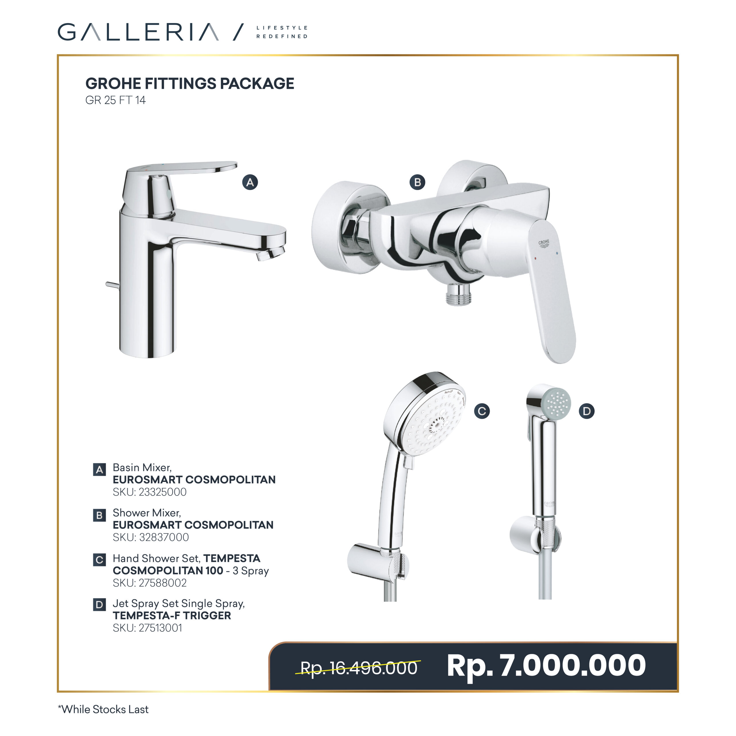 Paket - Commerce-16 GROHE FITTINGS PACKAGE 3 - Image 1
