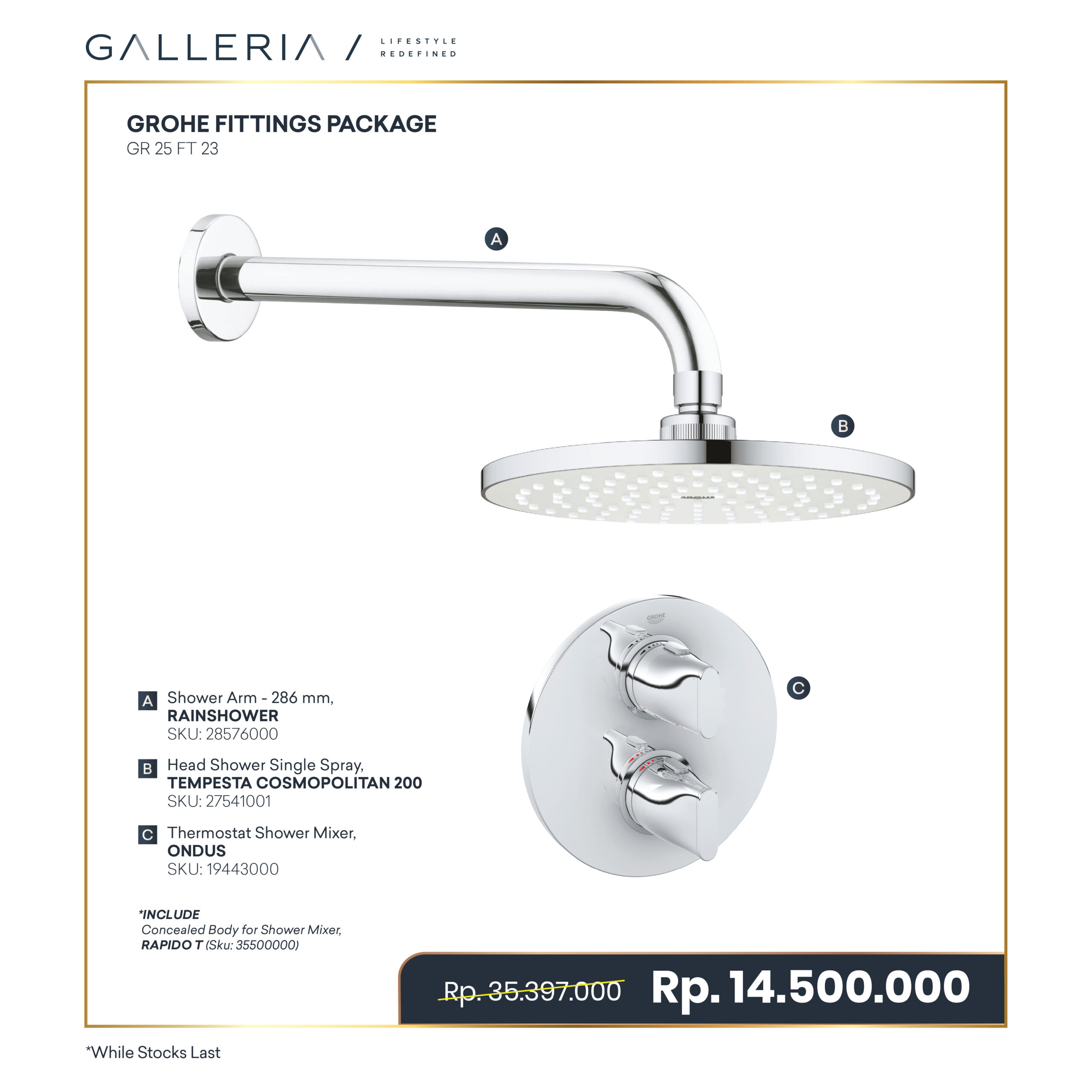 Paket Special Price-02 GROHE FITTINGS PACKAGE B - Image 1