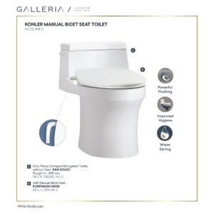 KOHLER MANUAL BIDET SEAT TOILET 2