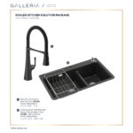 KOHLER KITCHEN SOLUTION PACKAGE