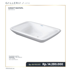 DURAVIT PURAVIDA COUNTERTOP LAVATORY