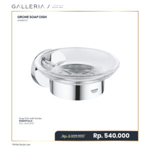 GROHE ESSENTIALS SOAP DISH WITH HOLDER