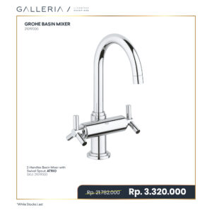 GROHE ATRIO SINGLE HOLE BASIN MIXER L-SIZE