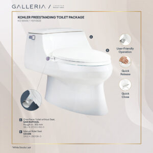 KOHLER MANUAL BIDET SEAT TOILET 1