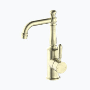 STERN KONZEPT ARGOS BASIN MIXER WITH WHITE PORCELAIN LEVER