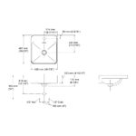 KOHLER FOREFRONT SQUARE SEMI-RECESSED LAVATORY - Image 2