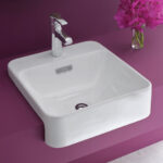 KOHLER FOREFRONT SQUARE SEMI-RECESSED LAVATORY - Image 3