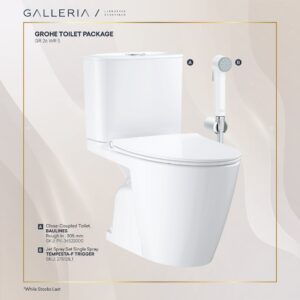GROHE BAULINES CLOSE-COUPLED TOILETS PACKAGE 1