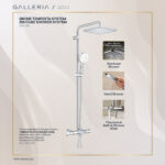 GROHE TEMPESTA SYSTEM 250 CUBE THERMOSTAT BATH & SHOWER SYSTEM