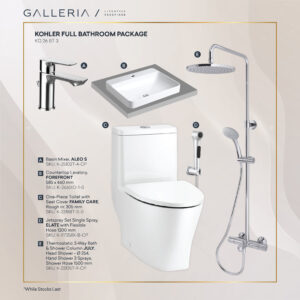 KOHLER FULL BATHROOM PACKAGE 5