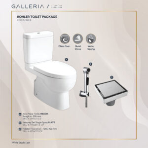 KOHLER REACH TOILET PACKAGE