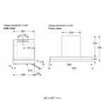 BOSCH SERIES 6 INTEGRATED DESIGN HOOD 60 CM - Image 2