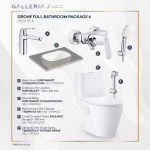 GROHE FULL BATHROOM PACKAGE 6