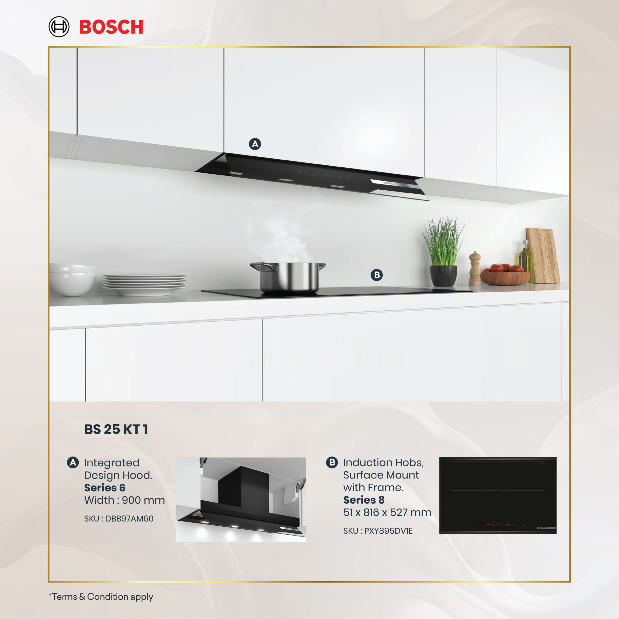 Bosch Promotion Bundle-01 BOSCH PACKAGE INDUCTION HOB SERIES 8 - Image 1