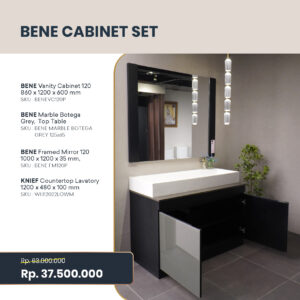 VANITY BASIN BENE CABINET SET