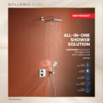 GROHE GROHTERM SQUARE CONCEALED SHOWER SYSTEM WITH TEMPESTA 250