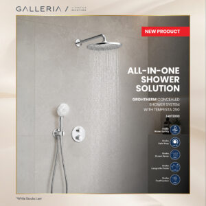 GROHE GROHTERM ROUND CONCEALED SHOWER SYSTEM WITH TEMPESTA 250