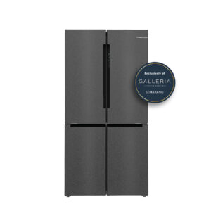 BOSCH SERIES 4 FRENCH DOOR BOTTOM FREEZER BLACK STAINLESS STEEL