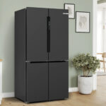 BOSCH SERIES 4 FRENCH DOOR BOTTOM FREEZER, BLACK STAINLESS STEEL - Image 3