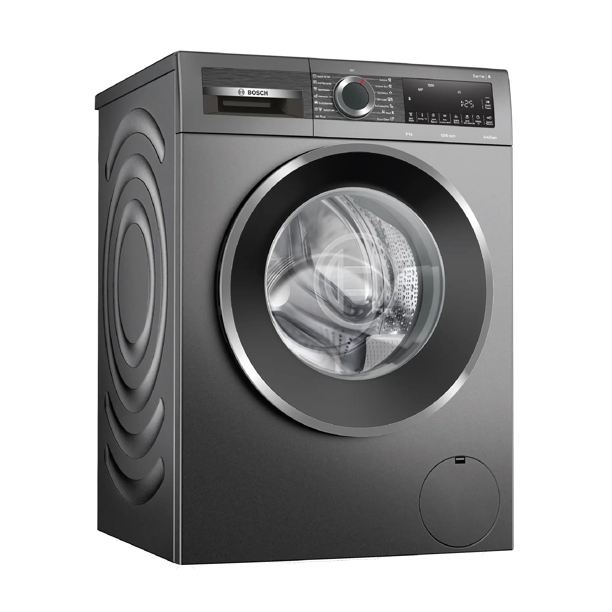 Bosch WGG434E1ID-01 BOSCH SERIES 6 WASHING MACHINE FRONT LOADER 6KG - Image 1
