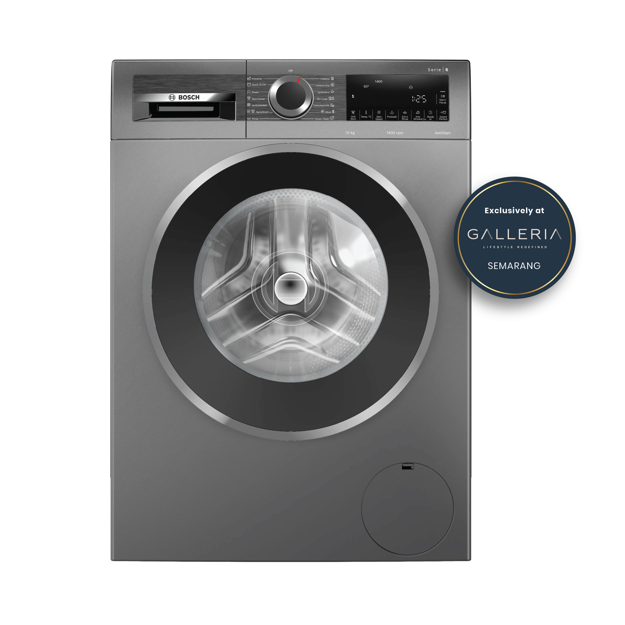 Bosch WGG454E1ID-01 BOSCH SERIES 6 WASHING MACHINE FRONT LOADER 10KG - Image 1