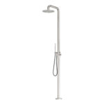 STERN KONZEPT ZEIST SS316L OUTDOOR FREESTANDING SHOWER COLUMN BRUSHED NICKEL FINISH