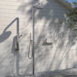 STERN KONZEPT ZEIST SS316L OUTDOOR FREESTANDING SHOWER COLUMN BRUSHED NICKEL FINISH - Image 3