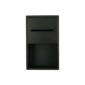 STERN KONZEPT 2 TIERS TISSUE BOX STAINLESS STEEL+COVER MATTE BLACK