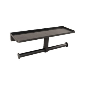 STERN KONZEPT PAPER HOLDER STAINLESS STEEL MATT BLACK WITHOUT STONE