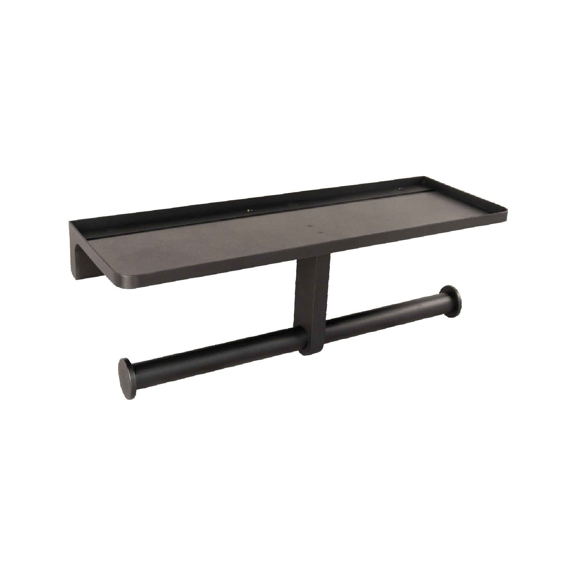 E-Com WEB - SternKonzept 47_YX-SSPH01-01 STERN KONZEPT PAPER HOLDER STAINLESS STEEL MATT BLACK WITHOUT STONE - Image 1