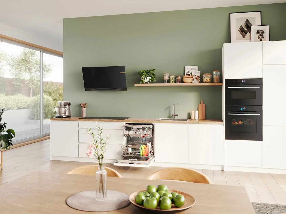 Gambar dapur minimalis modern mewah tanpa kabel menjuntai