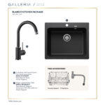 BLANCO NAYA 6 SILGRANIT® SINK PACKAGE