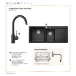 BLANCO NAYA 8 S SILGRANIT® SINK PACKAGE