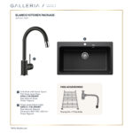 BLANCO NAYA XL 9 SILGRANIT® SINK PACKAGE