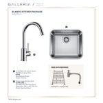 BLANCO SUPRA 450-U STAINLESS STEEL SINK PACKAGE