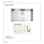 CGS ZIROS 700-IU KITCHEN SINK