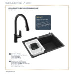 KOHLER KITCHEN SOLUTION PACKAGE