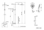 KOHLER ALEO THERMOSTATIC DUAL SHOWER COLUMN - Image 2
